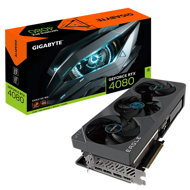 Gigabyte GeForce RTX 4080 Eagle OC 16G Graphics Card (N4080EAGLE OC-16GD)