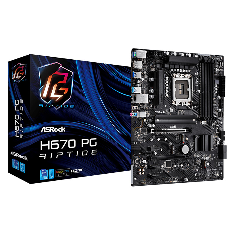 Asrock H670 PG Riptide LGA 1700 ATX Motherboard