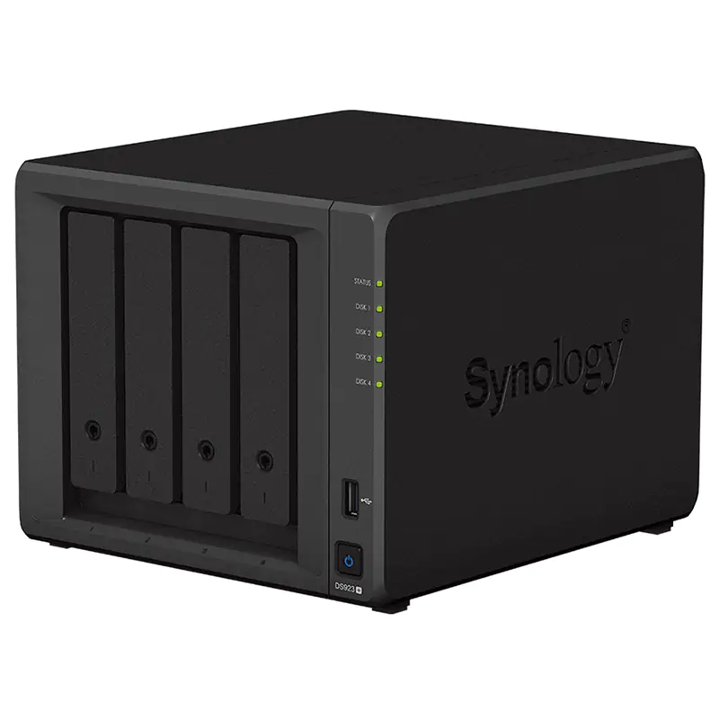 Synology DiskStation 4 Bay Ryzen R1600 Dual Core 4GB NAS (DS923+)