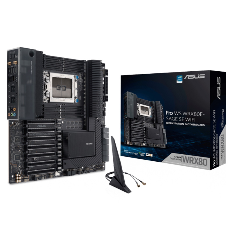 Asus Pro WS WRX80E-SAGE SE WiFi EATX Workstation Motherboard (PRO WS WRX80E-SAGE SE WIFI)