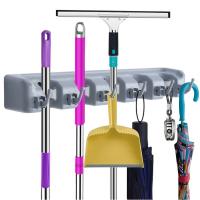 Home-and-Kitchen-Broom-Holder-Wall-Mount-and-Garden-Tool-Organizer-Closet-Storage-Kitchen-Rack-Home-Organization-and-Garage-Organizer-for-Rake-or-Mop-Handles-6-Hooks-2