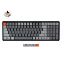Keychron K4v2 RGB Aluminum Frame Wireless Wired Compact Hot-Swappable Mechanical Keyboard - Brown Switch