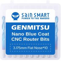 Laser-Engravers-SainSmart-Genmitsu-10Pcs-Nano-Blue-Coat-Flat-Nose-End-Mill-CNC-Router-Bits-1-8-Shank-Spiral-Upcut-2-Flute-End-Mill-Set-3-175-x-17-x-38mm-5