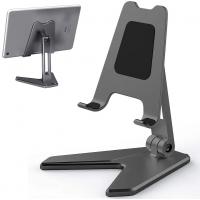 Tablet-Accessories-BONERUY-Adjustable-Tablet-Stand-Foldable-Ipad-Holder-Desk-Mounts-with-Heavy-Metal-Base-Multi-Angles-for-7-13-3-Ipad-Tablets-Grey-22