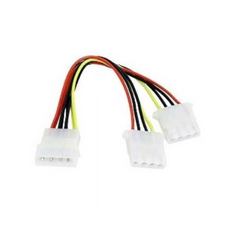 Ritmo Molex Male to 2 x Molex Female Power Splitter Cable 15cm