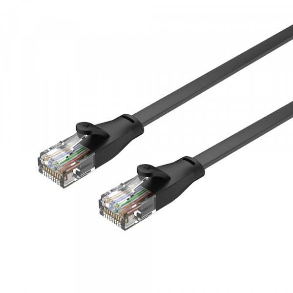 Unitek Cat6 RJ45 Flat Ethernet Network Cable - 2m (C1810GBK)