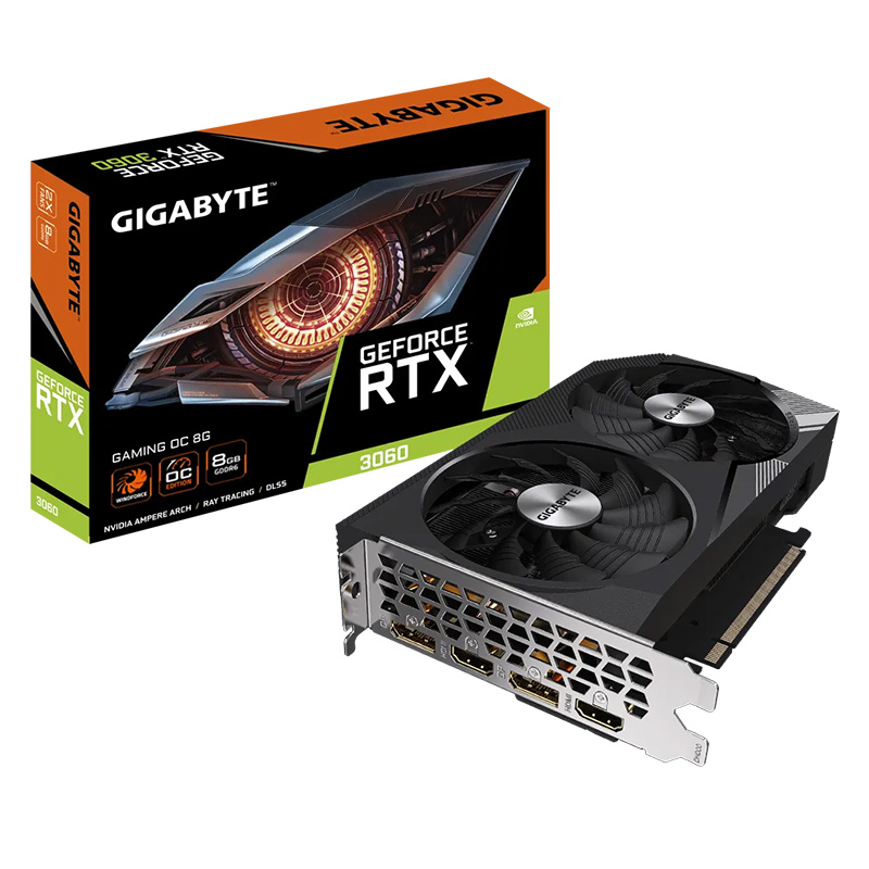 Gigabyte GeForce RTX 3060 Gaming OC 8G Graphics Card (GV-N3060GAMING OC-8GD)