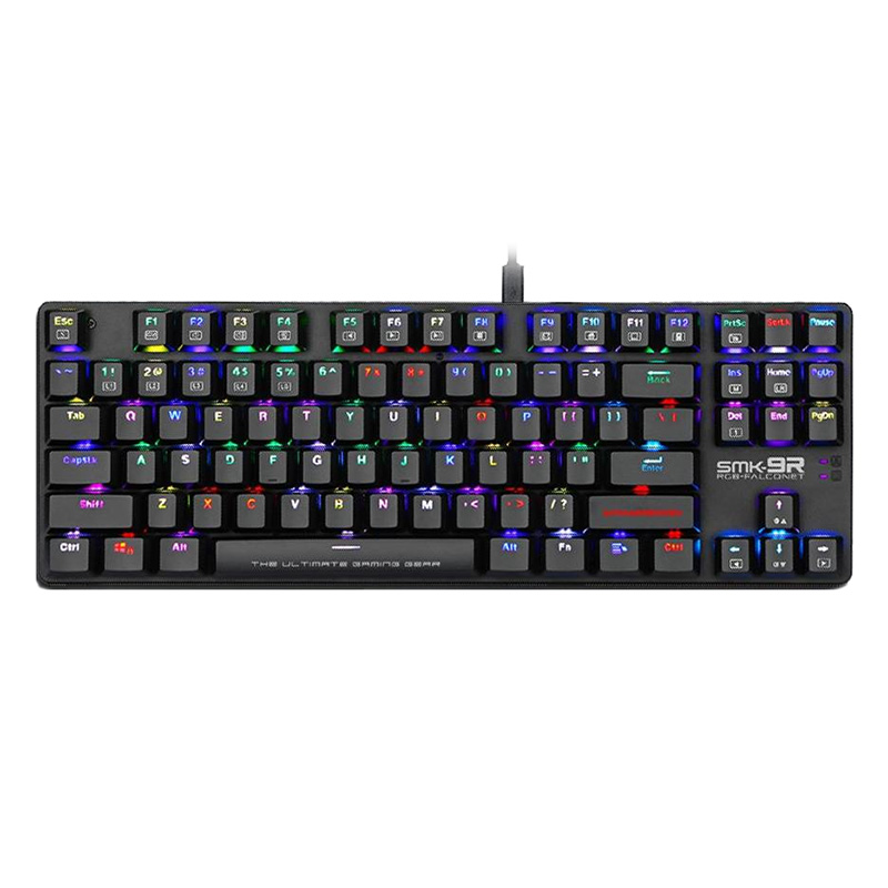 Armaggeddon SMK-9R Low Profile RGB Falconet Switch Mechanical Gaming Keyboard - Black