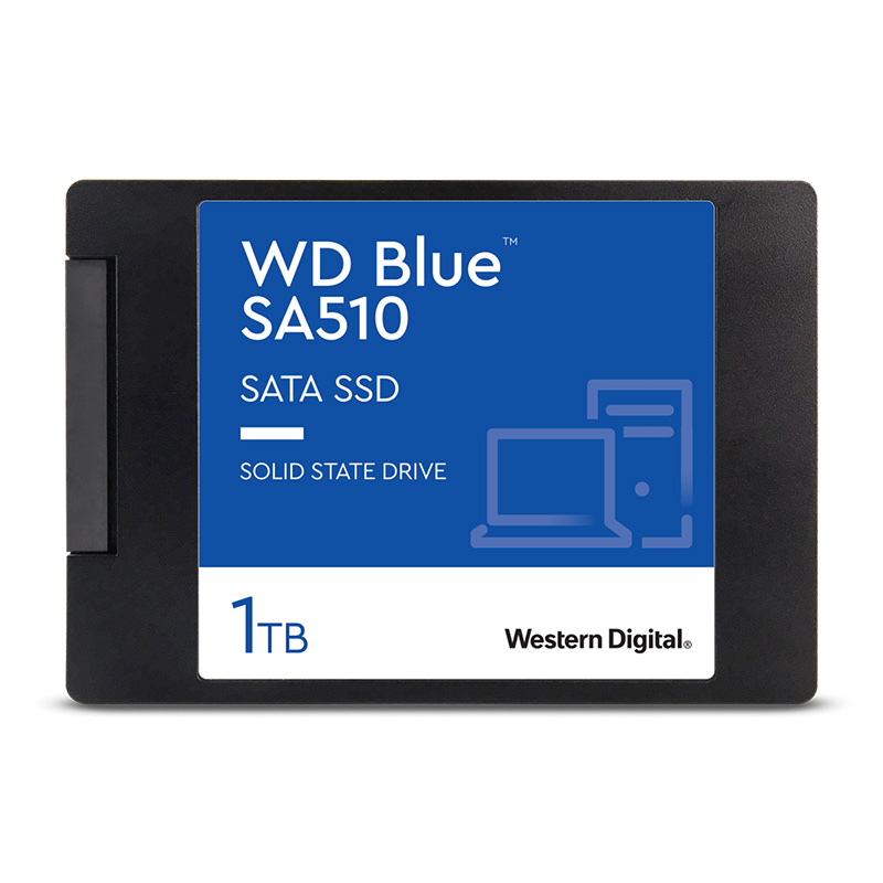 Western Digital Blue SA510 1TB 2.5in SATA III SSD (WDS100T3B0A) - REFURBISHED 75794