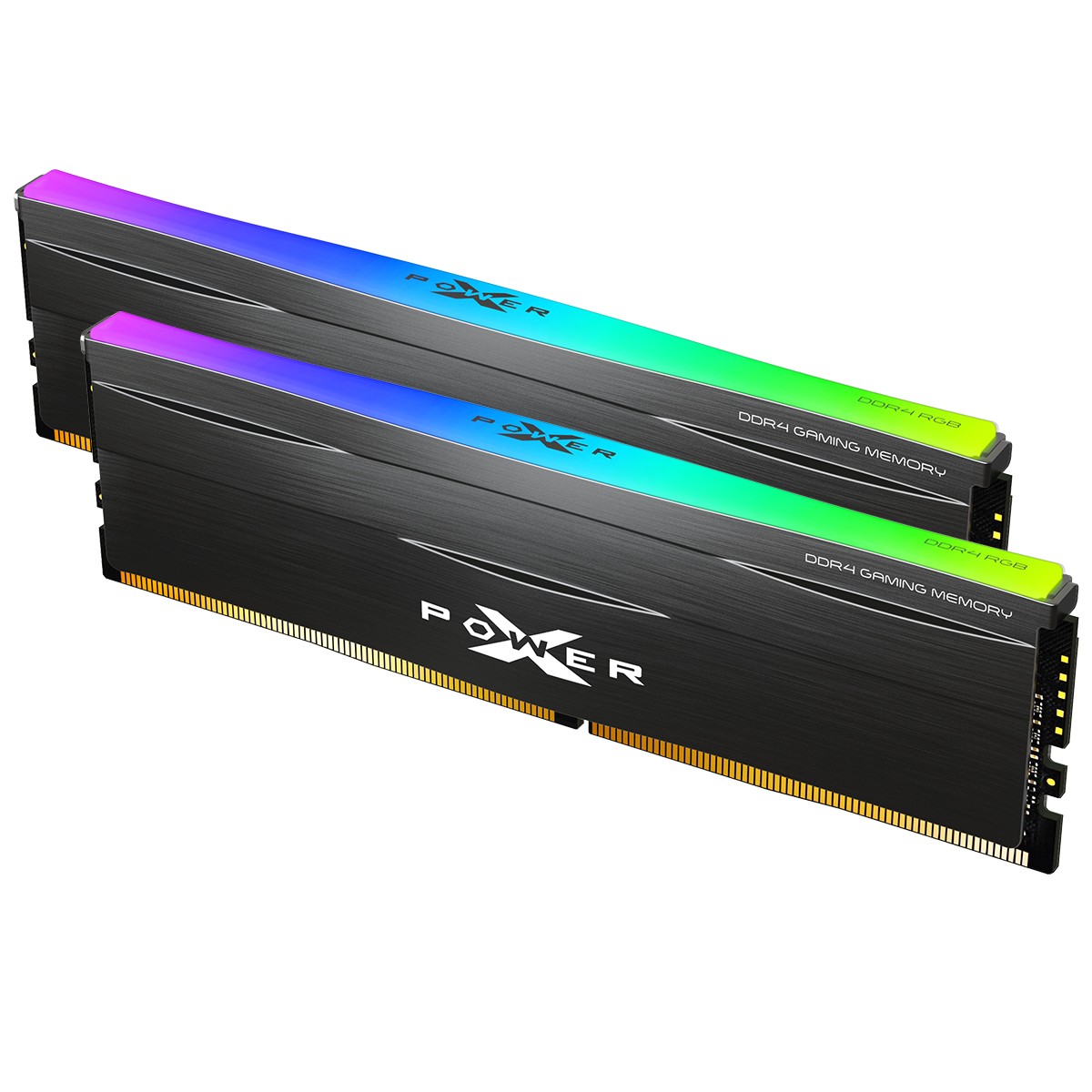 Silicon Power 32GB (2x16GB) SP032GXLZU320BDD 3200MHz XPOWER RGB Zenith Gaming Desktop Memory DDR4 RAM