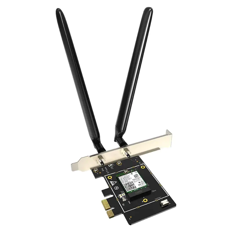 Tenda E33 AX5400 Tri-band Gigabit Wi-Fi 6E Bluetooth PCI-E Adapter -  