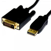 Cablelist 4K Display Port 1.2 Male to DVI Male Cable 2m