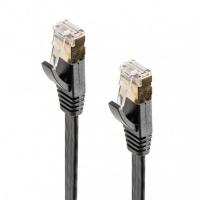 Cablelist Flat CAT8 SSTP RJ45 Ethernet Cable 15m Black