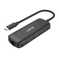 Unitek 4-1 USB-C Powered Hub 3 x USB3.0 + Gigabit Adapter w/Micro USB Power Port