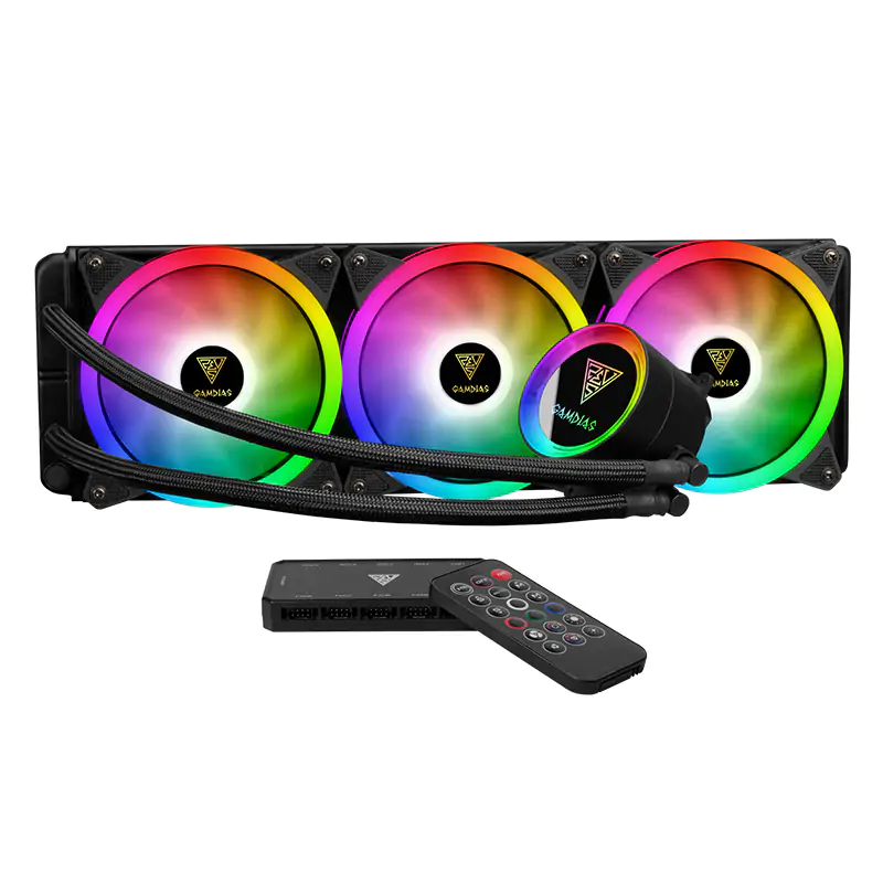 Gamdias Chione P2-360R 360mm ARGB AIO Liquid CPU Cooler - Umart.com.au