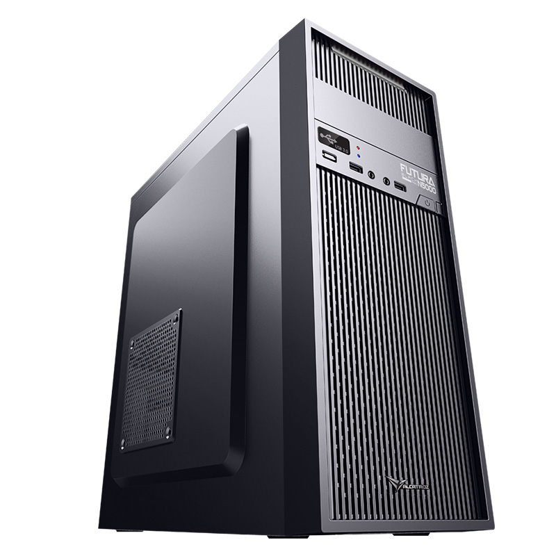 Alcatroz Futura N5000 Pro Mid Tower ATX Case with 230W PSU - Black (FUTURA BLACK N5000 PRO Black)