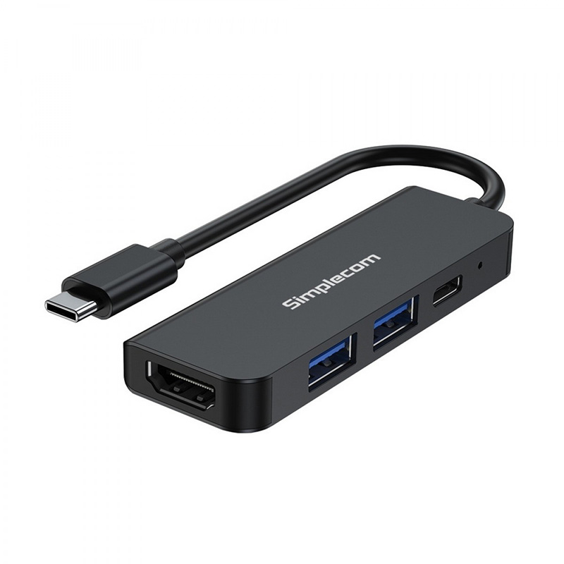 Simplecom USB-C 4 in 1 Multiport Adapter Hub USB3.0 HDMI 4K PD (CH540)