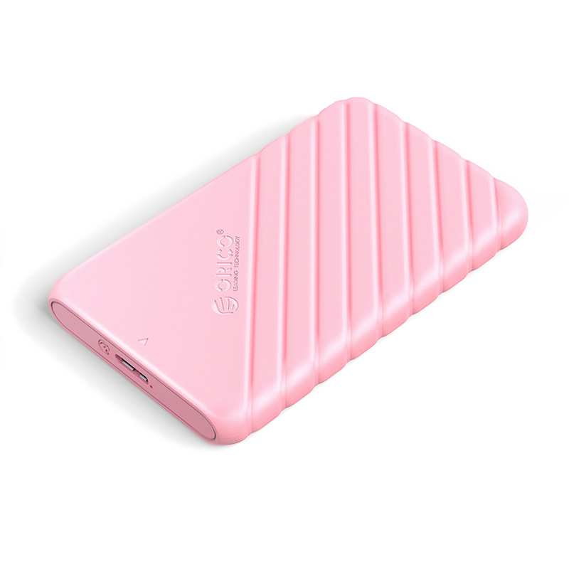 Orico 2.5in SATA HDD/SSD Enclosure - Pink