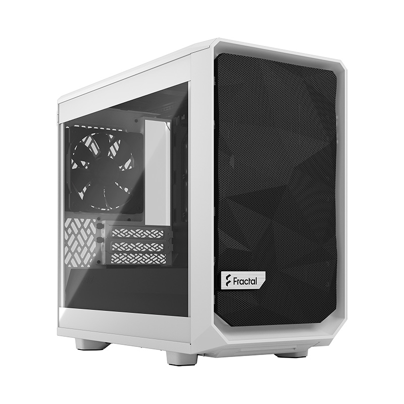 Fractal Design Meshify 2 Nano White TG Clear Tint Mini-ITX Case (FD-C ...