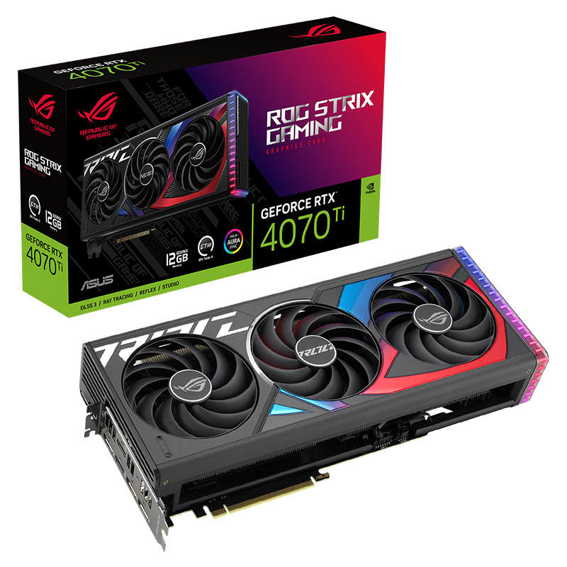 Asus GeForce ROG Strix RTX 4070 Ti 12G Gaming Graphics Card (ROG-STRIX-RTX4070TI-12G-GAMING)