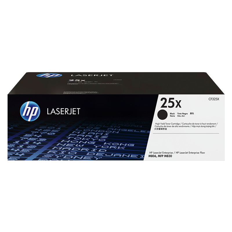 HP # 25X Black Toner Cartridge - CF325X