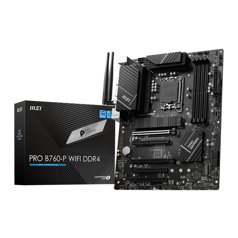MSI Pro B760-P WiFi D4 LGA 1700 ATX Motherboard (PRO B760-P WIFI DDR4)