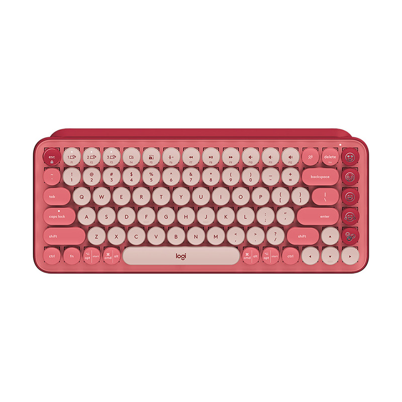 Logitech Pop Keys Wireless Mechanical Keyboard - HeartBreaker Rose (920 ...