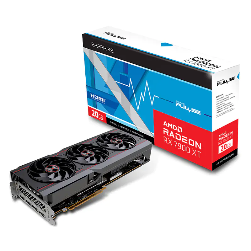 Sapphire Pulse Radeon RX 7900 XT Gaming OC 20G Graphics Card