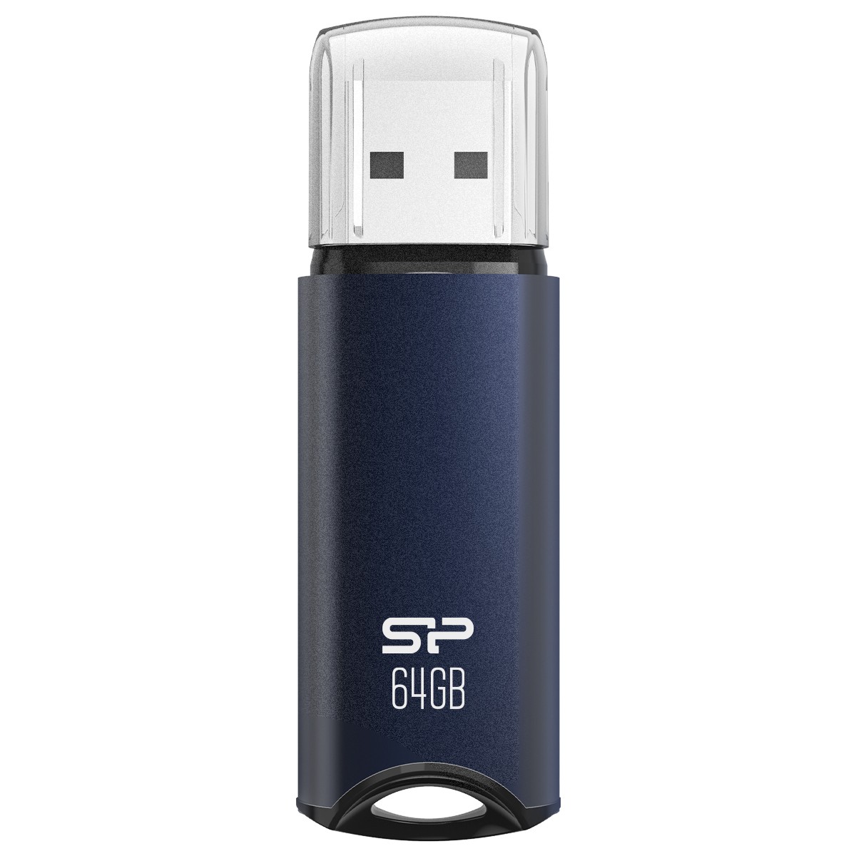 Silicon Power 64GB Marvel M02 USB 3.0 Flash Drive - Navy Blue
