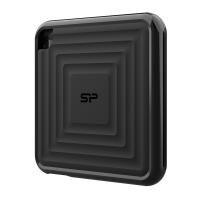 Silicon Power 1TB PC60 Rugged 540 MB/s USB C USB 3.2 Gen 2 Portable External SSD with 1 USB C to USB A cable