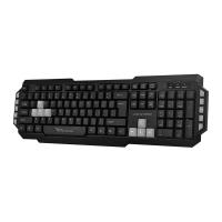 Alcatroz Xplorer M550 Wired Keyboard - Black and Grey