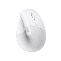 Logitech Lift Vertical Optical Wireless Ergonomic Mouse - Off-White Pale Grey (910-006480)