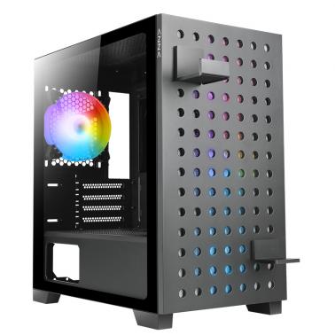 AZZA Elise Mid Tower mATX Case Black (CSAZ-140M) - OPENED BOX 90300