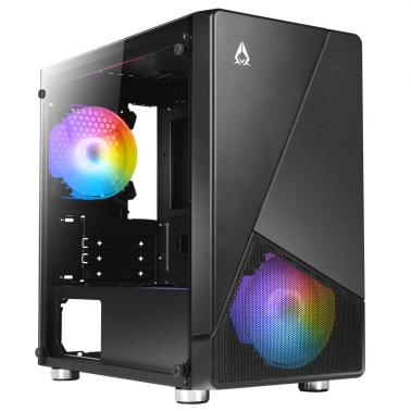 AZZA Noir 130M Micro ATX Case Black (CSAZ-130M) - Umart.com.au