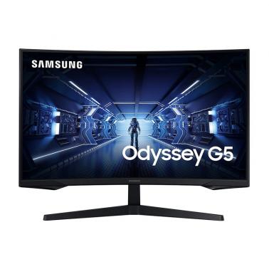 32 odyssey g55tb curved qhd gaming monitor