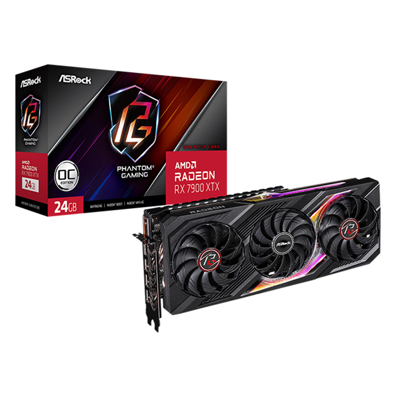 Asrock Radeon RX 7900 XTX Phantom Gaming 24G OC Graphics Card