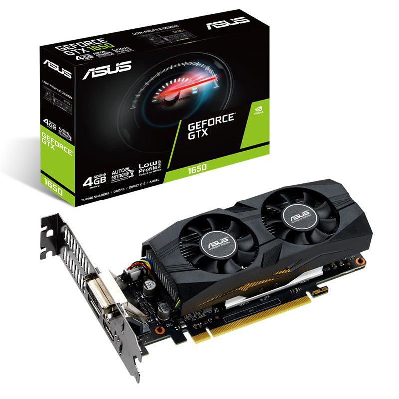 Asus GeForce GTX 1650 4G Low Profile Graphics Card (GTX1650-4G-LP-BRK)