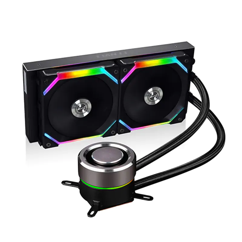 Lian Li Galahad 240 Closed Loop ARGB SL120 Edition AIO Liquid CPU Cooler - Black