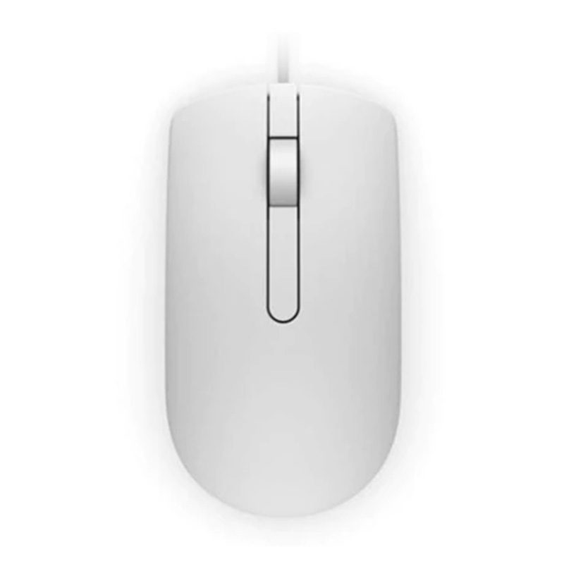 Dell MS116 Wired Optical Mouse - White