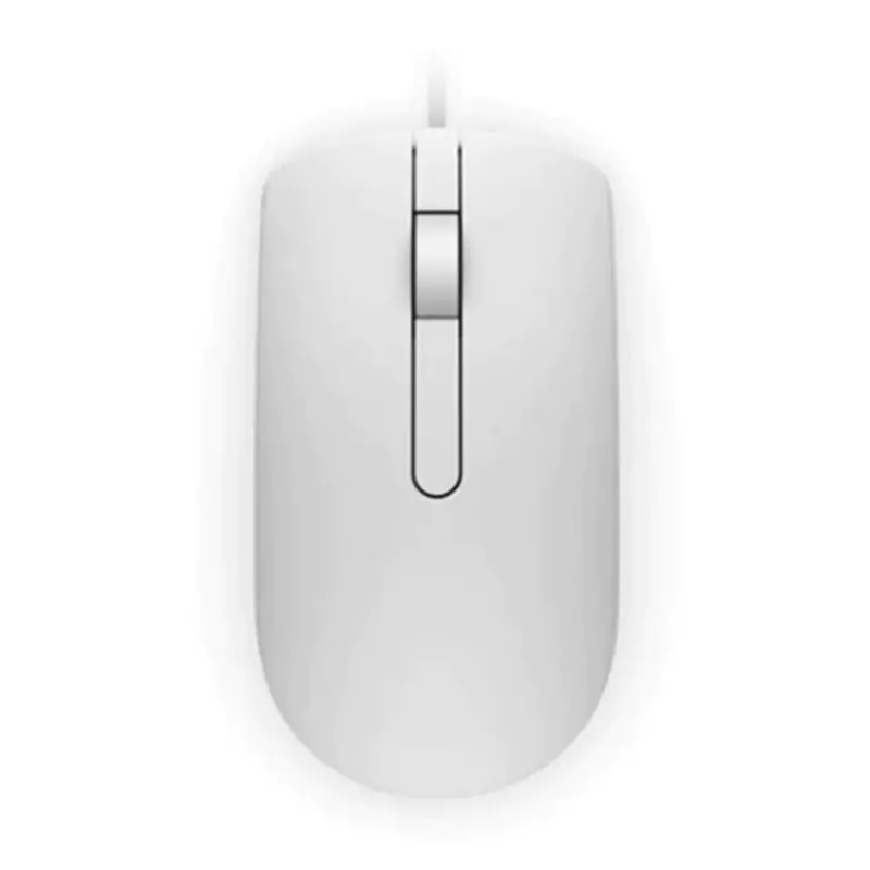 Dell MS116 Wired Optical Mouse - White (570-AAJN)