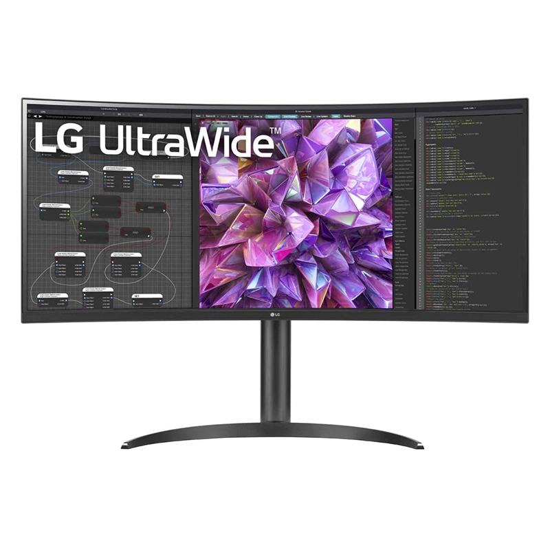 LG 34in QHD IPS Ultra Wide Curved Monitor (34WQ75C-B) - OPENED BOX 71572