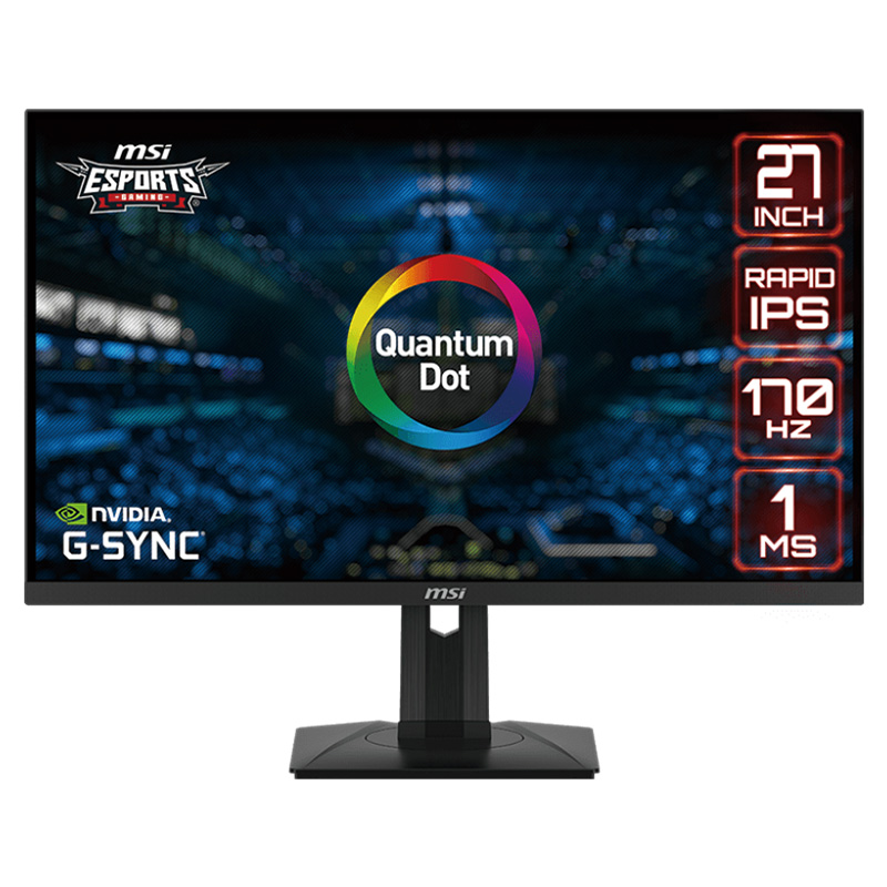 MSI 27in WQHD 170Hz IPS Quantum Dot Rapid Gaming Monitor (G274QPFQD