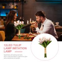 LED-Desk-Lights-Artificial-Flowers-12-pcs-Tulips-with-LED-Light-Real-Touch-Fake-Bouquet-for-Home-Decor-Table-Night-Lamp-Gift-for-Valentine-s-Day-Mother-s-Day-Holiday-22