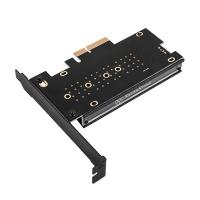 SATA-SAS-Cards-SilverStone-M-2-NVMe-NGFF-M-Key-to-PCIe-x4-ARGB-Adapter-3