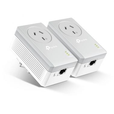 TP-Link AV600 Powerline Adapter with AC Pass Through Starter Kit (TL-PA4010P KIT) - OPENED BOX 90672