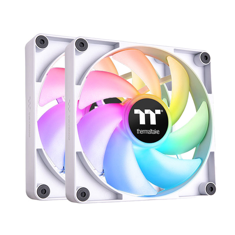 Thermaltake CT140 140mm ARGB PWM Cooling Fan 2 Pack - White (CL-F154-PL14SW-A)