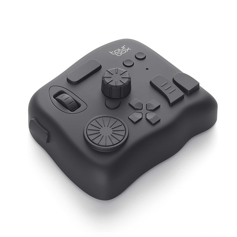 Tourbox Elite Photo and Video Editing Console Bluetooth Wireless Advanced Design Controller - Black