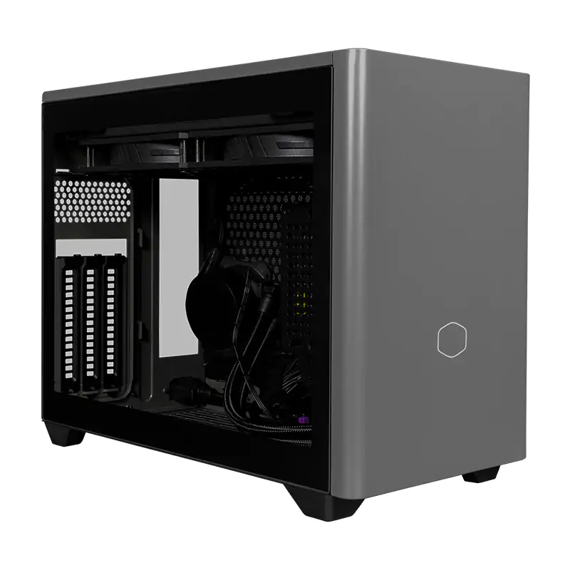 Cooler Master NR200P MAX Mini ITX Case with 850W Gold PSU + 280 AIO CPU Cooler (NR200P-MCNN85-SL0)