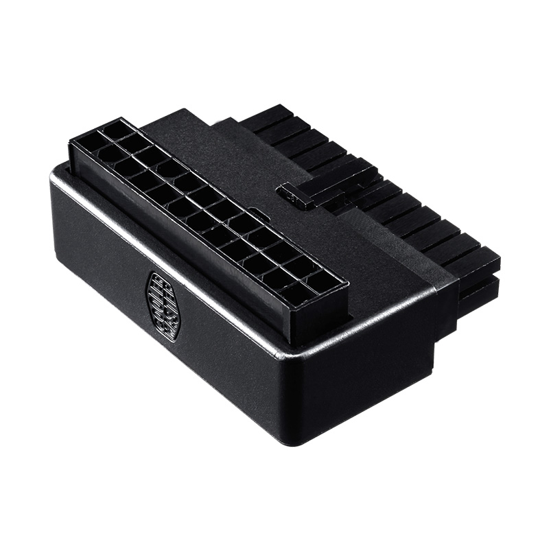 CoolerMaster ATX 24pin 90 Degree Adapter with Capacitors (CMA-CEMB01XXBK1-GL)
