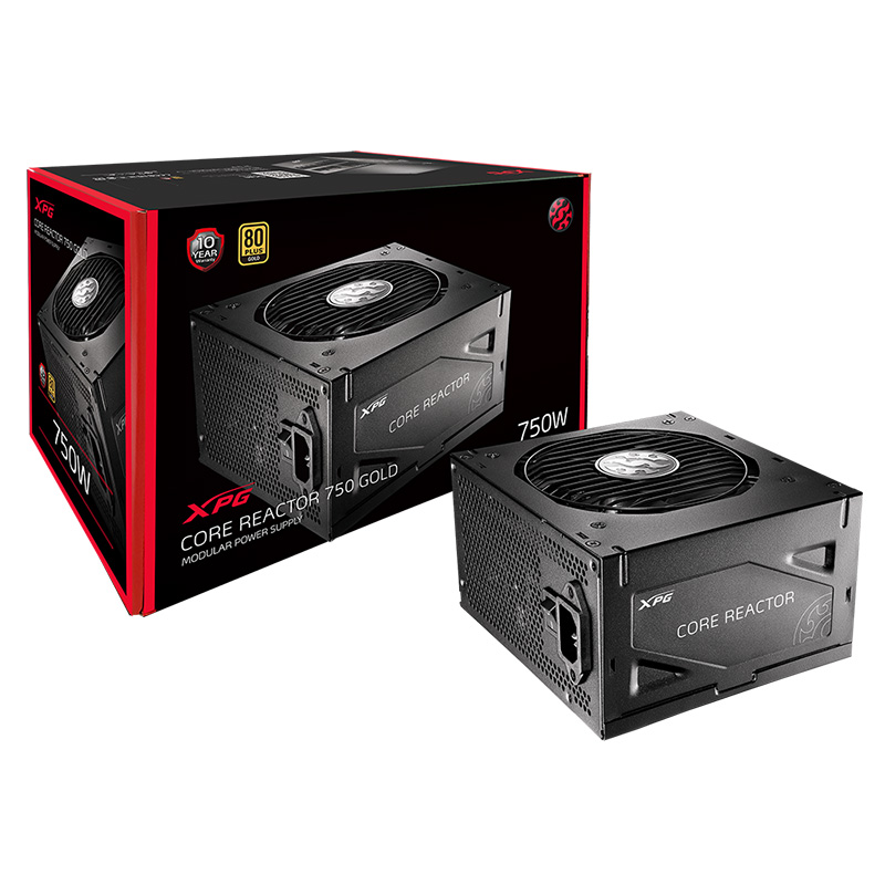 ADATA 750W Core Reactor 80+ Gold Modular Power Supply (75260043)